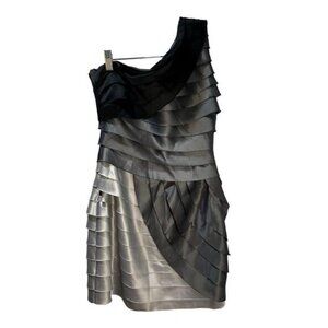 Forever 21 One Shoulder Mini Dress Size 2 NWOT‎